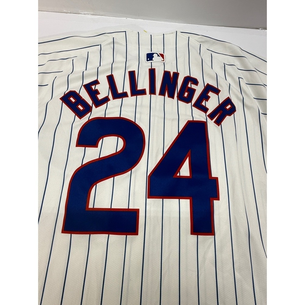 Nike Chicago Cubs Cody Bellinger 24 Home Jersey Mens XL White Pinstripe MLB - Picture 11 of 16